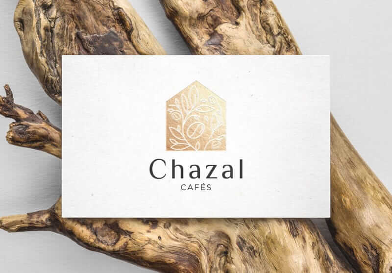carte de visite de la société Chazal - création de supports de communication et identité visuelle