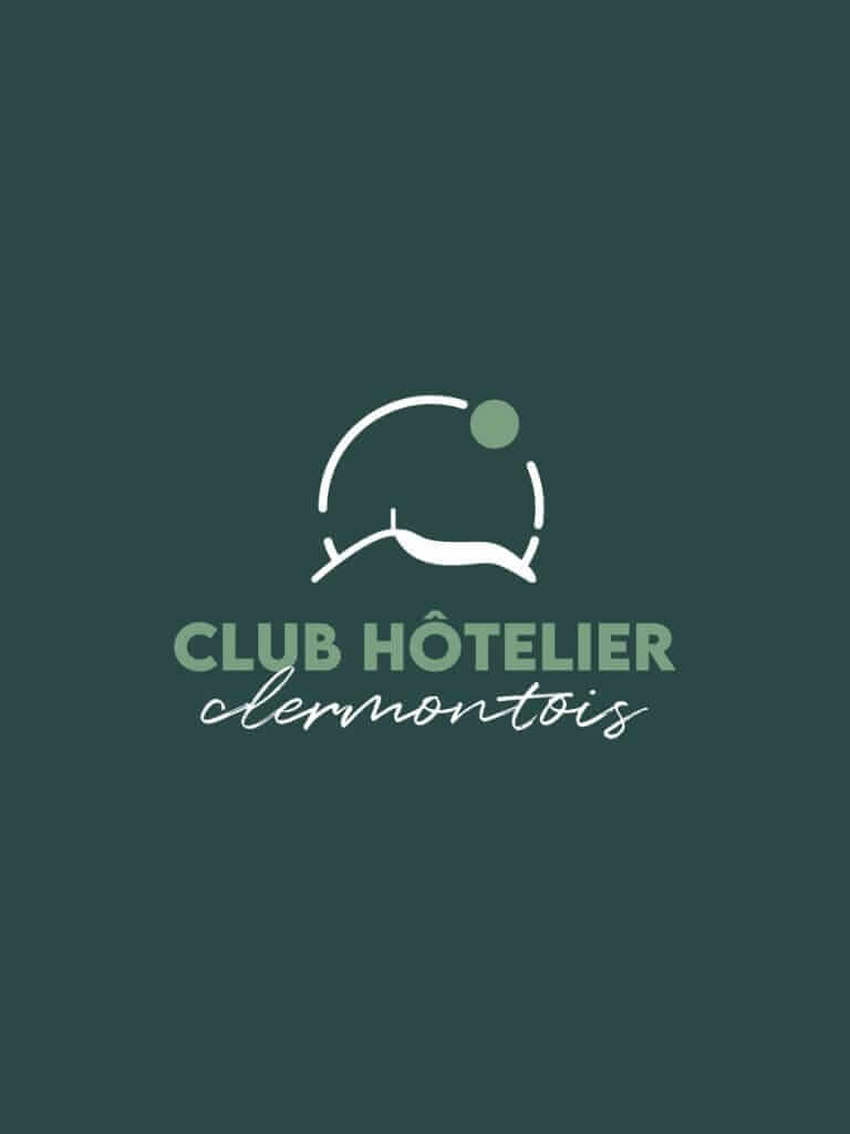 logo du club hôtelier clermontois, une identité créé par l'agence com' commerce en Auvergne