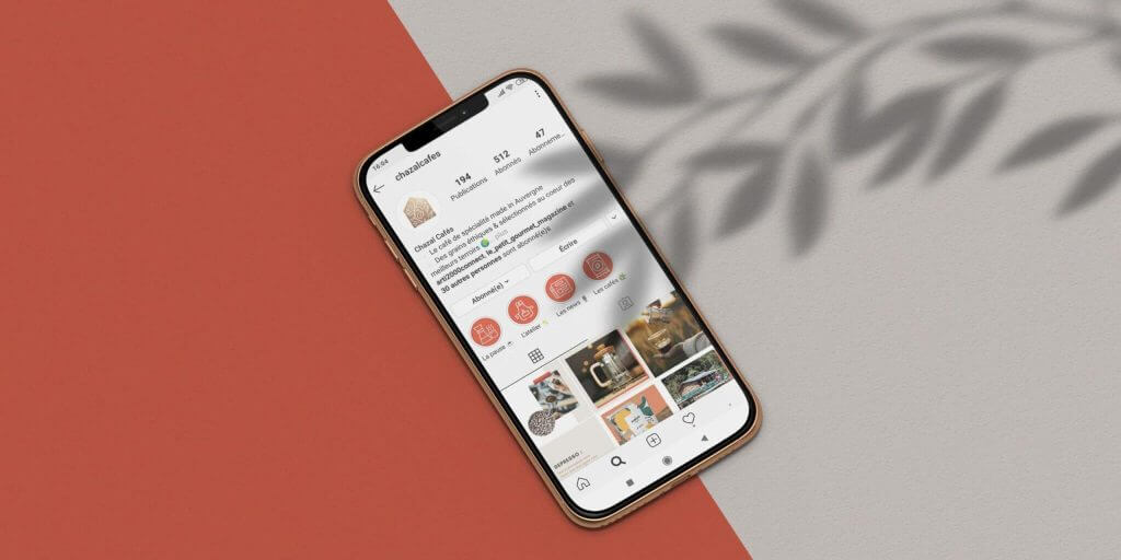 publication réseau sociaux pour une marque de café - community management