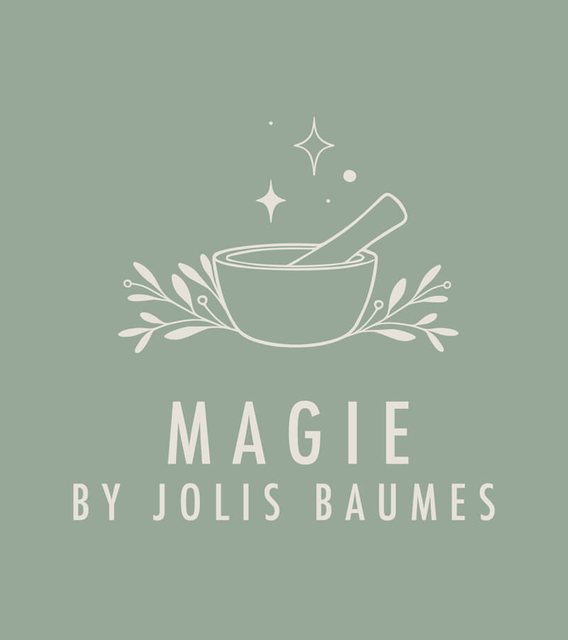 création du logo magie by jolis baumes