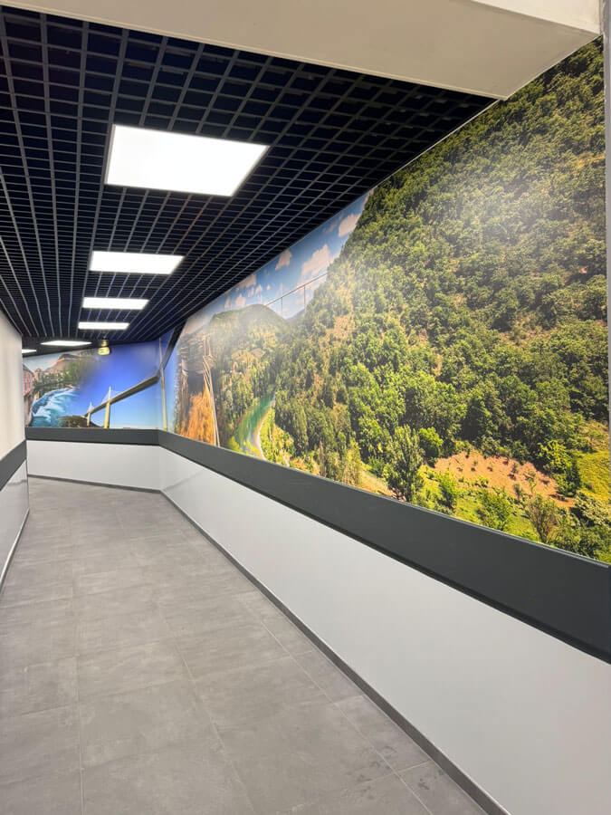 création de signalétique dans un magasin Intermarché