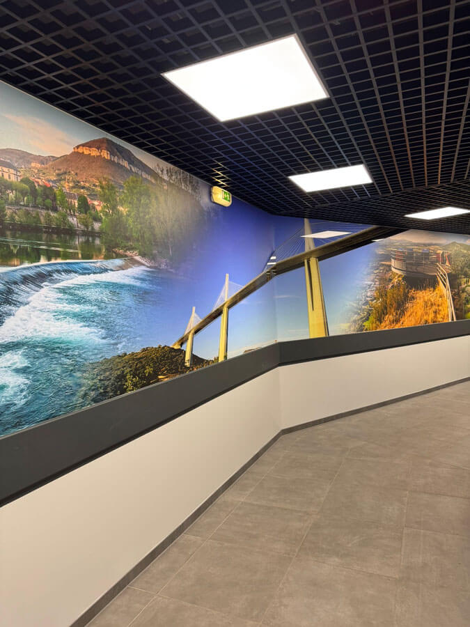 création de signalétique dans un magasin Intermarché