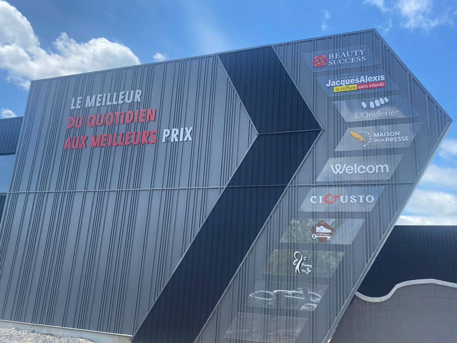 création de signalétique dans un magasin Intermarché