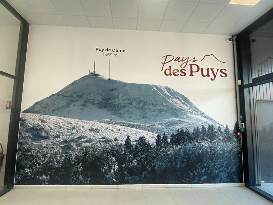 création de signalétique dans un magasin Intermarché