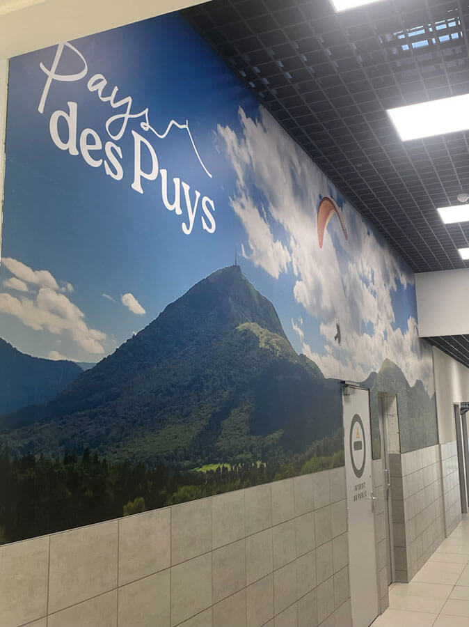 création de signalétique dans un magasin Intermarché