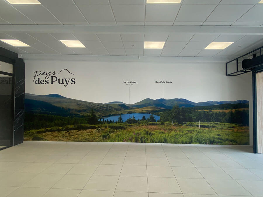création de signalétique dans un magasin Intermarché