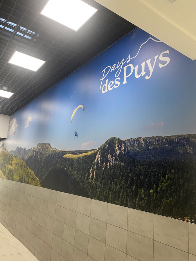 création de signalétique dans un magasin Intermarché